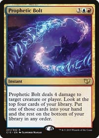 Prophetic Bolt - Commander 2015 - Magic: The Gathering card