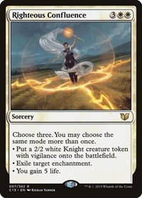 Righteous Confluence - Commander 2015 - Magic: The Gathering card