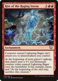 Rite of the Raging Storm - Commander 2015 - Magic: The Gathering card