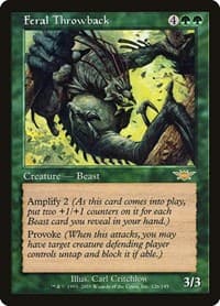 Feral Throwback - Legions - Magic: The Gathering card