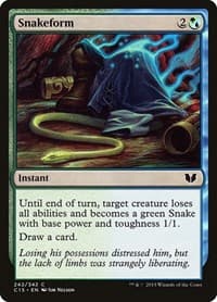 Snakeform - Commander 2015 - Magic: The Gathering card