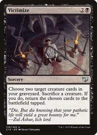 Victimize - Commander 2015 - Magic: The Gathering card