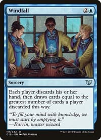 Windfall - Commander 2015 - Magic: The Gathering card