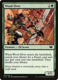 Wood Elves - Commander 2015 - Magic: The Gathering card