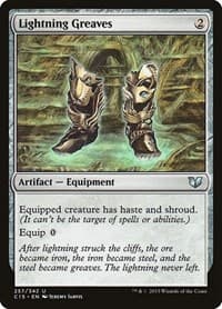 Lightning Greaves - Commander 2015 - Magic: The Gathering card