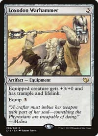 Loxodon Warhammer - Commander 2015 - Magic: The Gathering card