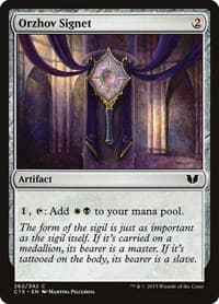 Orzhov Signet - Commander 2015 - Magic: The Gathering card