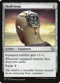 Skullclamp - Commander 2015 - Magic: The Gathering card