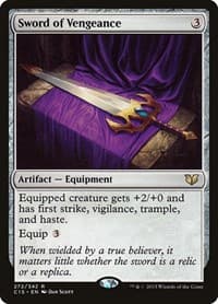 Sword of Vengeance - Commander 2015 - Magic: The Gathering card