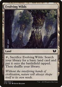 Evolving Wilds - Commander 2015 - Magic: The Gathering card