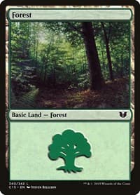 Forest (340) - Commander 2015 - Magic: The Gathering card