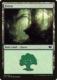 Forest (342) - Commander 2015 - Magic: The Gathering card