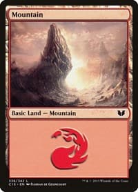 Mountain (336) - Commander 2015 - Magic: The Gathering card