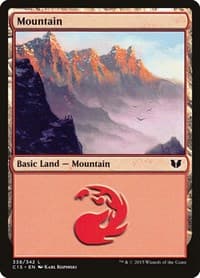 Mountain (338) - Commander 2015 - Magic: The Gathering card