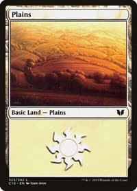 Plains (323) - Commander 2015 - Magic: The Gathering card