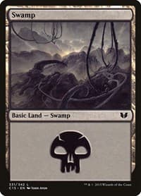 Swamp (331) - Commander 2015 - Magic: The Gathering card