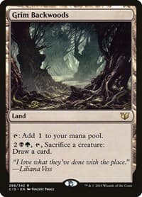 Grim Backwoods - Commander 2015 - Magic: The Gathering card