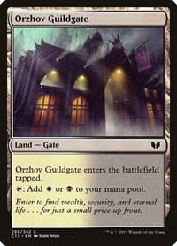 Orzhov Guildgate - Commander 2015 - Magic: The Gathering card
