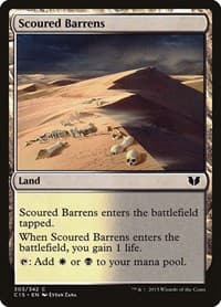 Scoured Barrens - Commander 2015 - Magic: The Gathering card
