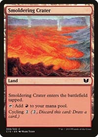 Smoldering Crater - Commander 2015 - Magic: The Gathering card