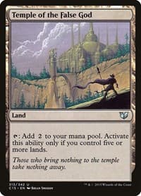 Temple of the False God - Commander 2015 - Magic: The Gathering card