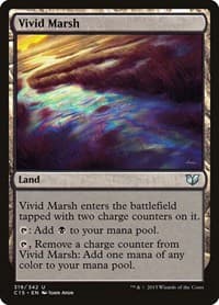 Vivid Marsh - Commander 2015 - Magic: The Gathering card