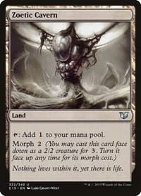 Zoetic Cavern - Commander 2015 - Magic: The Gathering card