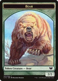 Bear // Spider Double-Sided Token - Commander 2015 - Magic: The Gathering card