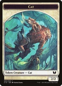 Cat // Zombie Double-Sided Token - Commander 2015 - Magic: The Gathering card