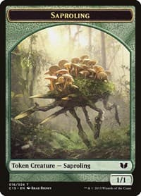 Saproling // Spider Double-Sided Token - Commander 2015 - Magic: The Gathering card
