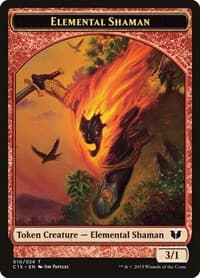 Elemental Shaman // Shapeshifter Double-Sided Token - Commander 2015 - Magic: The Gathering card