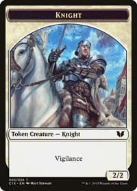 Knight (005) // Spirit (023) Double-Sided Token - Commander 2015 - Magic: The Gathering card