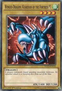 Winged Dragon, Guardian of the Fortress #1 - King of Games: Yugi's Legendary Decks - YuGiOh card