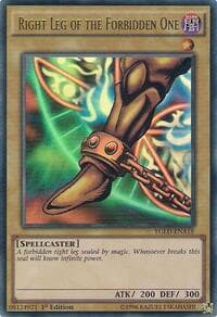 Right Leg of the Forbidden One - King of Games: Yugi's Legendary Decks - YuGiOh card