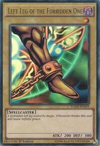 Left Leg of the Forbidden One - King of Games: Yugi's Legendary Decks - YuGiOh card