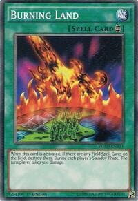 Burning Land - King of Games: Yugi's Legendary Decks - YuGiOh card