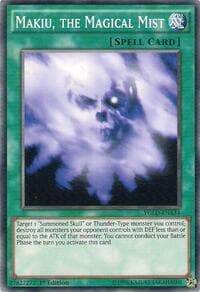 Makiu, the Magical Mist - King of Games: Yugi's Legendary Decks - YuGiOh card