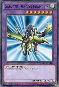 Gaia the Dragon Champion - King of Games: Yugi's Legendary Decks - YuGiOh card