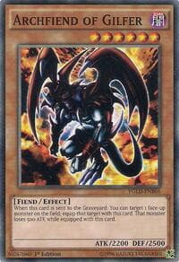 Archfiend of Gilfer - King of Games: Yugi's Legendary Decks - YuGiOh card