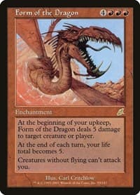Form of the Dragon - Scourge - Magic: The Gathering card