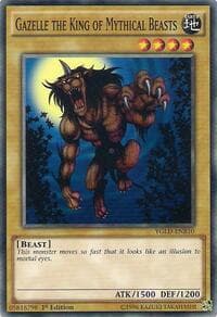 Gazelle the King of Mythical Beasts - King of Games: Yugi's Legendary Decks - YuGiOh card