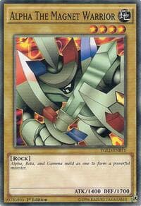 Alpha The Magnet Warrior - King of Games: Yugi's Legendary Decks - YuGiOh card