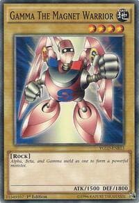 Gamma The Magnet Warrior - King of Games: Yugi's Legendary Decks - YuGiOh card