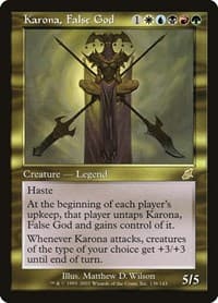 Karona, False God - Scourge - Magic: The Gathering card