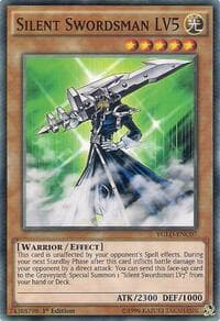 Silent Swordsman LV5 - King of Games: Yugi's Legendary Decks - YuGiOh card