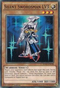 Silent Swordsman LV3 - King of Games: Yugi's Legendary Decks - YuGiOh card