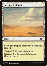 Secluded Steppe - Commander 2015 - Magic: The Gathering card