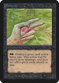 Deathgrip - Alpha Edition - Magic: The Gathering card