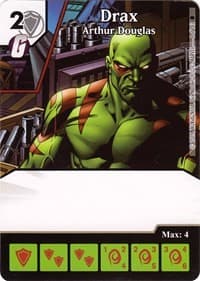 Drax - Arthur Douglas - The Amazing Spider-Man - Dice Masters card