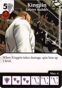 Kingpin - Empire Builder - The Amazing Spider-Man - Dice Masters card